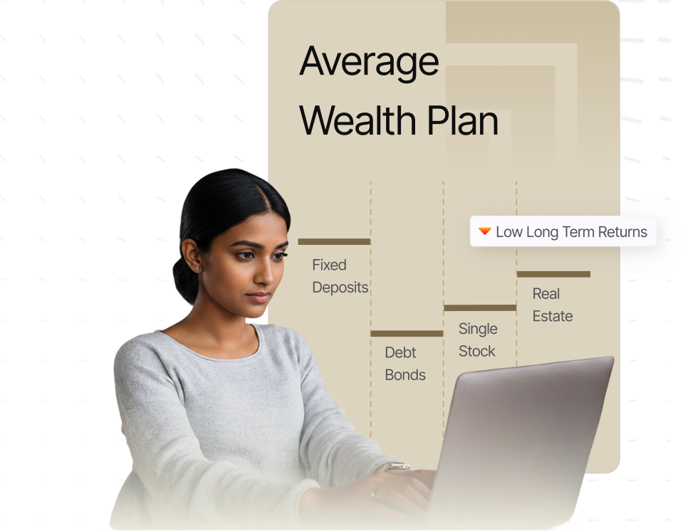 Scattered holdings across five apps, three banks, and paper statements with no single consolidated view