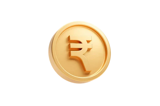 Indian rupee coin
